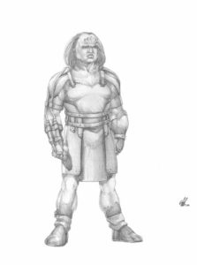 Gorn's Guard Sketch - Gallery Illustrations Classic View 